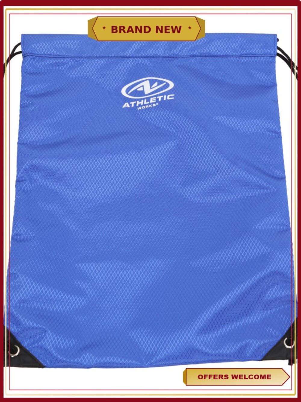 Athletic Works 11L Cinch Sack Backpack (2 Pack) Drawstring Gym Bag - Picture 3 of 6